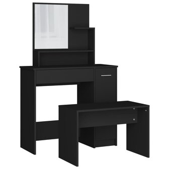 Kaptafelset 86,5x35x136 cm zwart 2