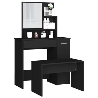 Kaptafelset 86,5x35x136 cm zwart 3