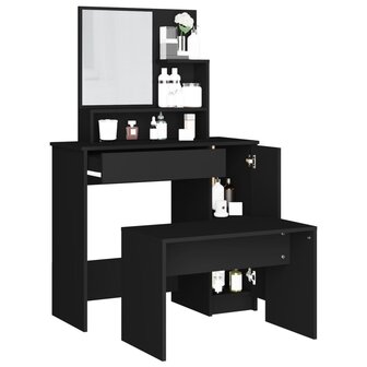 Kaptafelset 86,5x35x136 cm zwart 4