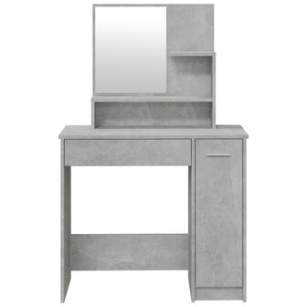 Kaptafelset 86,5x35x136 cm betongrijs 6