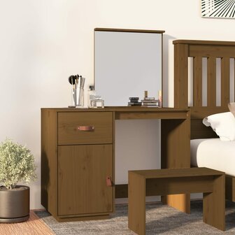 Kaptafel 95x50x134 cm massief grenenhout honingbruin 1