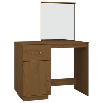 Kaptafel 95x50x134 cm massief grenenhout honingbruin 2