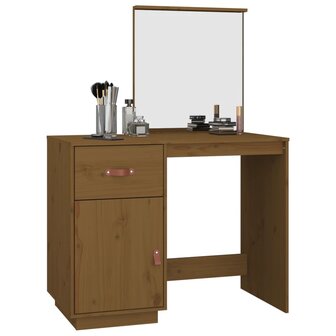 Kaptafel 95x50x134 cm massief grenenhout honingbruin 4