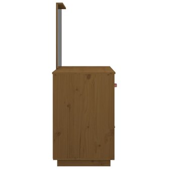 Kaptafel 95x50x134 cm massief grenenhout honingbruin 7