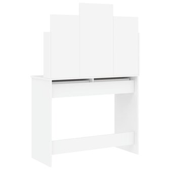 Kaptafel met spiegel 96x39x142 cm wit 7