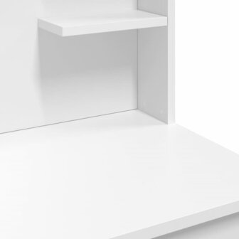 Kaptafel met LED-verlichting 96x40x142 cm wit 8