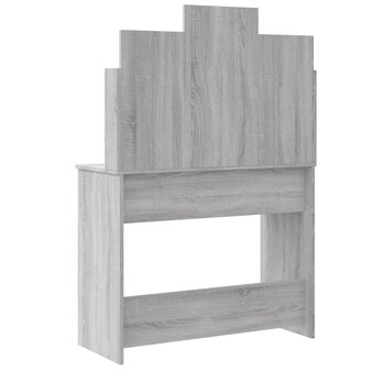 Kaptafel met LED-verlichting 96x40x142 cm grijs sonoma 7