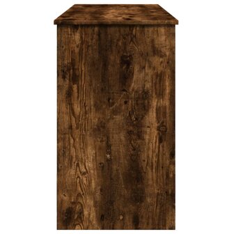 Kaptafel met spiegel 100x45x76 cm gerookt eikenkleurig 6