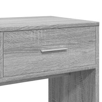 Kaptafel met spiegel 80x39x80 cm grijs sonoma eikenkleurig 8