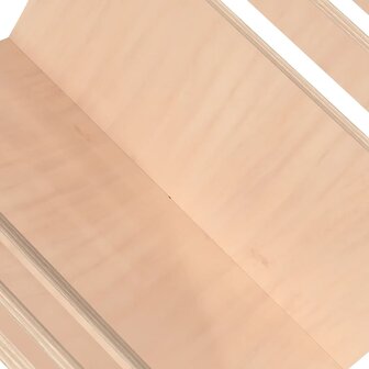 Tijdschriftenrek vloermodel hout naturel 9