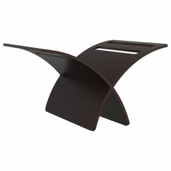 Tijdschriftenrek vloermodel hout bruin 7