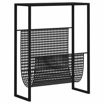 Tijdschriftenrek 35x15x45 cm staal zwart 2