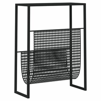 Tijdschriftenrek 35x15x45 cm staal zwart 5