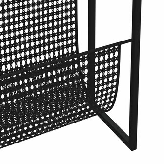 Tijdschriftenrek 35x15x45 cm staal zwart 6