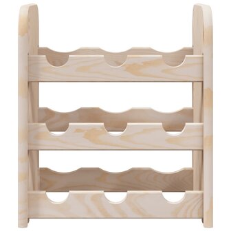 Wijnrek 33x25x37 cm massief grenenhout 5