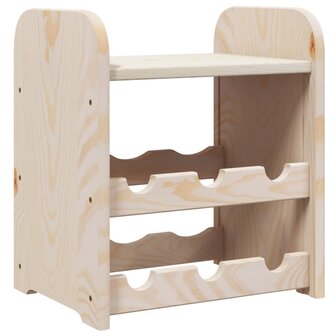 Wijnrek met bovenblad 33x25x37 cm massief grenenhout 2