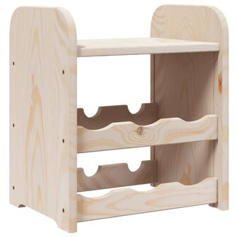 Wijnrek met bovenblad 33x25x37 cm massief grenenhout 7