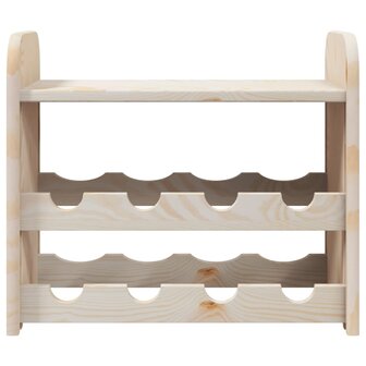 Wijnrek met bovenblad 43x25x37 cm massief grenenhout 5