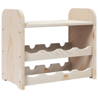 Wijnrek met bovenblad 43x25x37 cm massief grenenhout 7