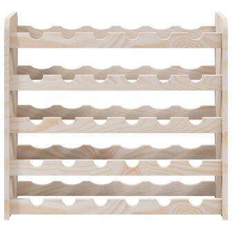 Wijnrek 67,5x25x60 cm massief grenenhout 5