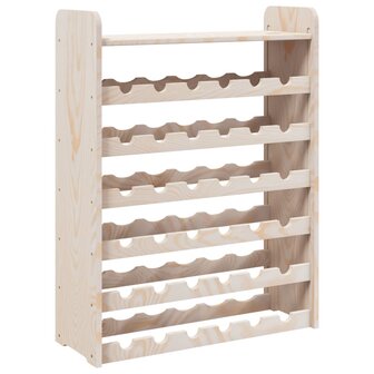Wijnrek met bovenblad 67,5x25x87 cm massief grenenhout 2
