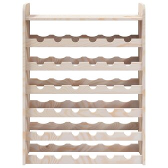 Wijnrek met bovenblad 67,5x25x87 cm massief grenenhout 5