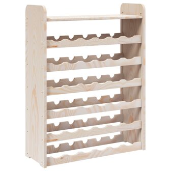 Wijnrek met bovenblad 67,5x25x87 cm massief grenenhout 7