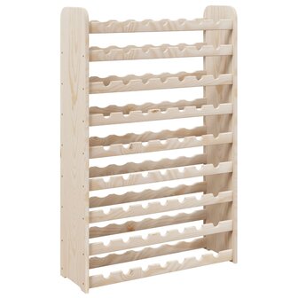 Wijnrek 72,5x25x111,5 cm massief grenenhout 2