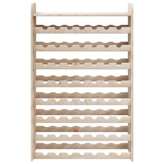 Wijnrek met bovenblad 72,5x25x111,5 cm massief grenenhout 5