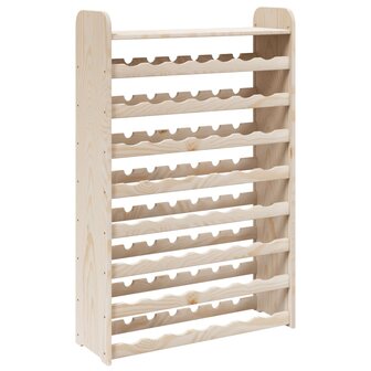 Wijnrek met bovenblad 72,5x25x111,5 cm massief grenenhout 7