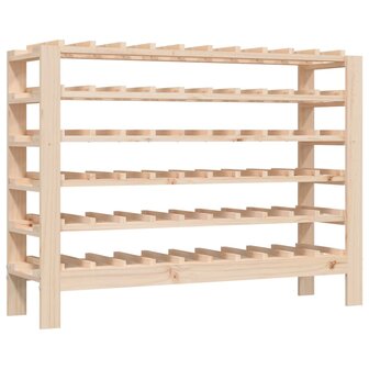 Wijnrek 109,5x30x82 cm massief grenenhout 2