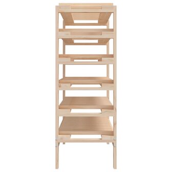 Wijnrek 109,5x30x82 cm massief grenenhout 5
