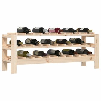 Wijnrek 109,5x30x42 cm massief grenenhout 4