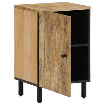 Badkamerkast 38x33x58 cm massief mangohout 2