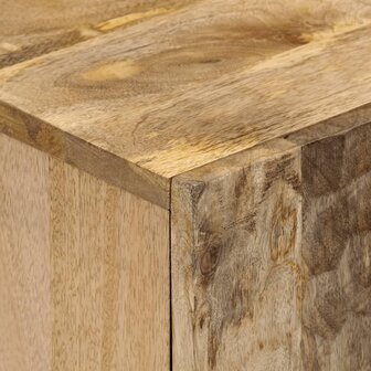 Badkamerkast 38x33x58 cm massief mangohout 7