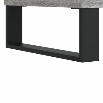 Badkamerkast 30x30x100 cm bewerkt hout grijs sonoma eikenkleur 10