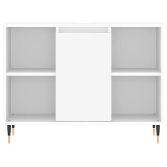 Badkamerkast 80x33x60 cm bewerkt hout wit 6