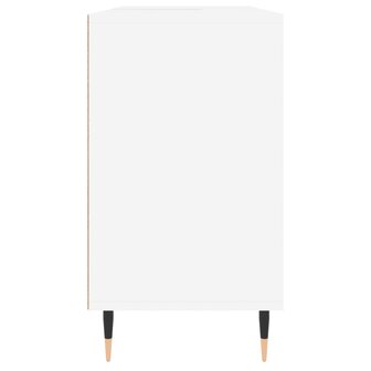 Badkamerkast 80x33x60 cm bewerkt hout wit 7
