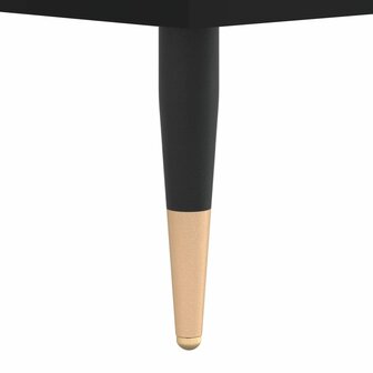 Badkamerkast 80x33x60 cm bewerkt hout zwart 10