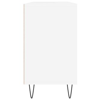 Badkamerkast 80x33x60 cm bewerkt hout wit 7