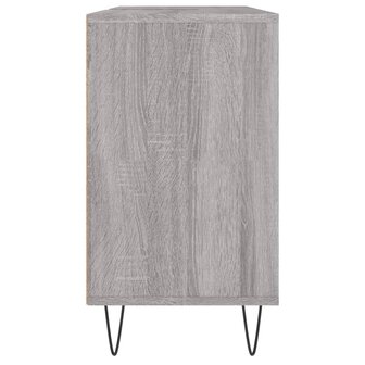 Badkamerkast 80x33x60 cm bewerkt hout grijs sonoma eikenkleurig 7