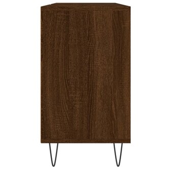 Badkamerkast 80x33x60 cm bewerkt hout bruin eikenkleur 7