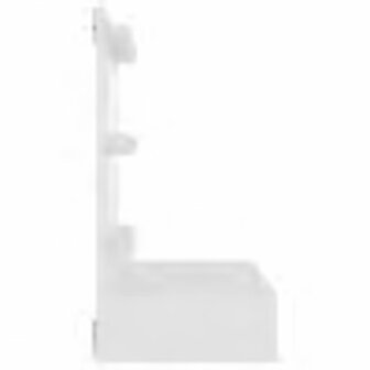 Spiegelkast met LED-verlichting 60x31,5x62 cm wit 6