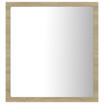 Badkamerspiegel LED 40x8,5x37 cm acryl sonoma eikenkleurig 3