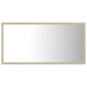 Badkamerspiegel LED 80x8,5x37 cm acryl sonoma eikenkleurig 7