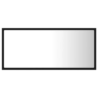 Badkamerspiegel LED 90x8,5x37 cm acryl zwart 3