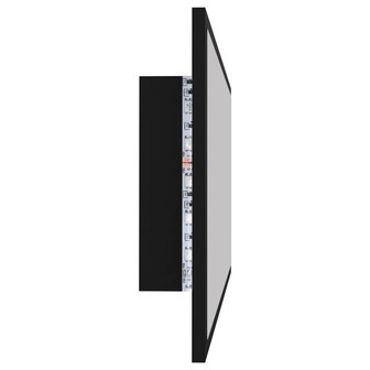 Badkamerspiegel LED 90x8,5x37 cm acryl zwart 5