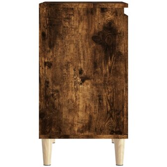 Wastafelkast 58x33x60 cm bewerkt hout gerookt eikenkleurig 8