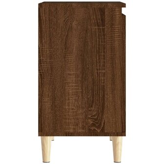 Wastafelkast 58x33x60 cm bewerkt hout bruin eikenkleur 8