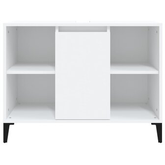 Wastafelkast 80x33x60 cm bewerkt hout wit 6